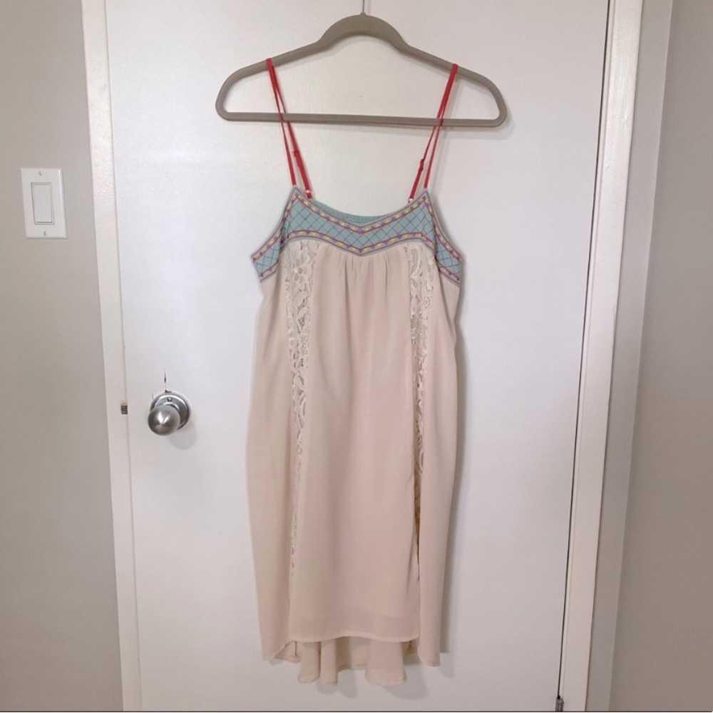 Flying Tomato Sleeveless High-Low Slip dress